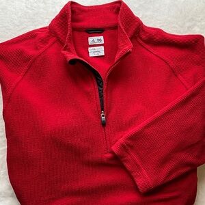 Adidas Men's Zip-Up Red Sweater